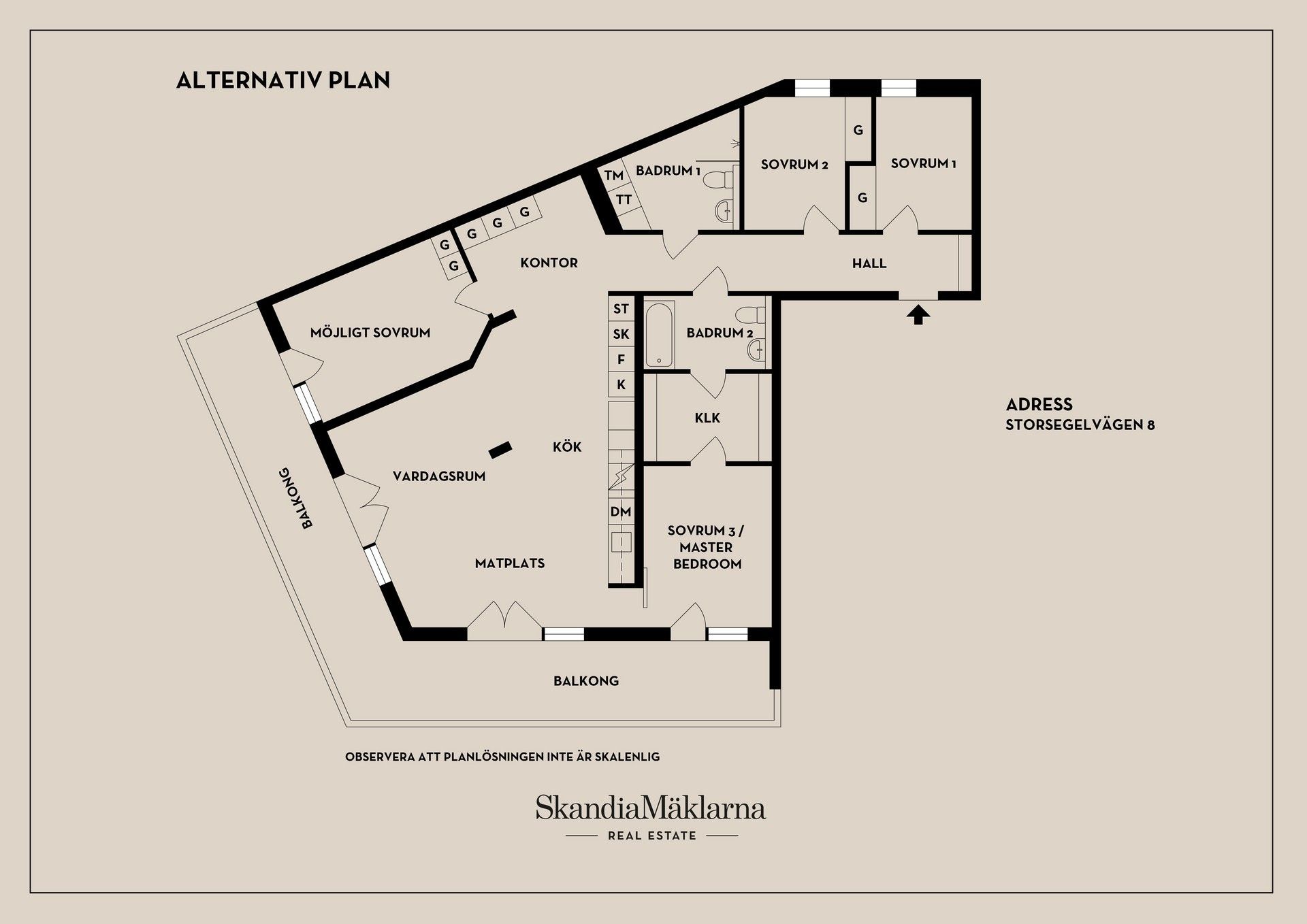 Bostadsrätt, Storsegelvägen 8, Gröndal, Stockholm