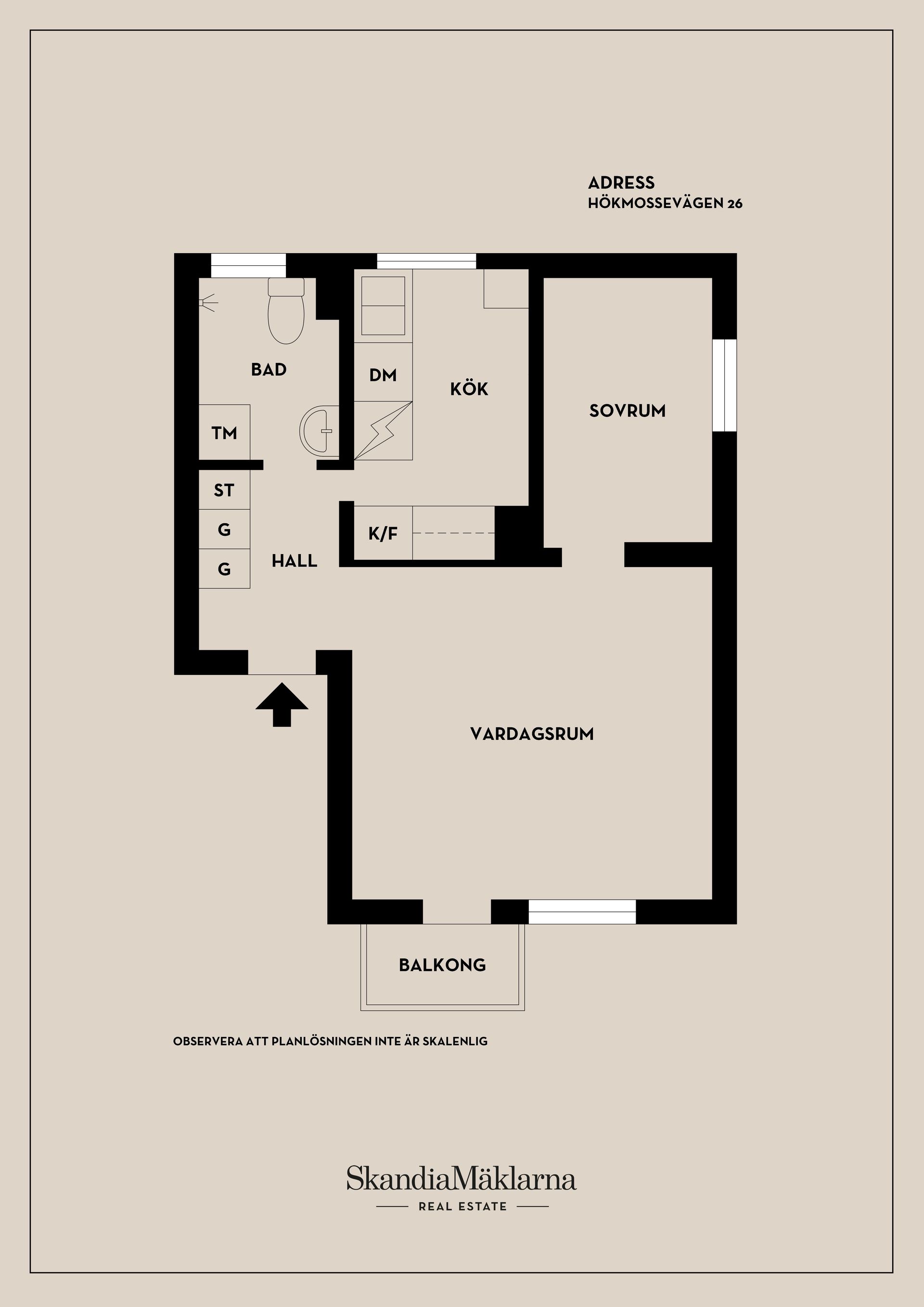 Bostadsrätt, Hökmossevägen 26, Hökmossen/Telefonplan, Stockholm