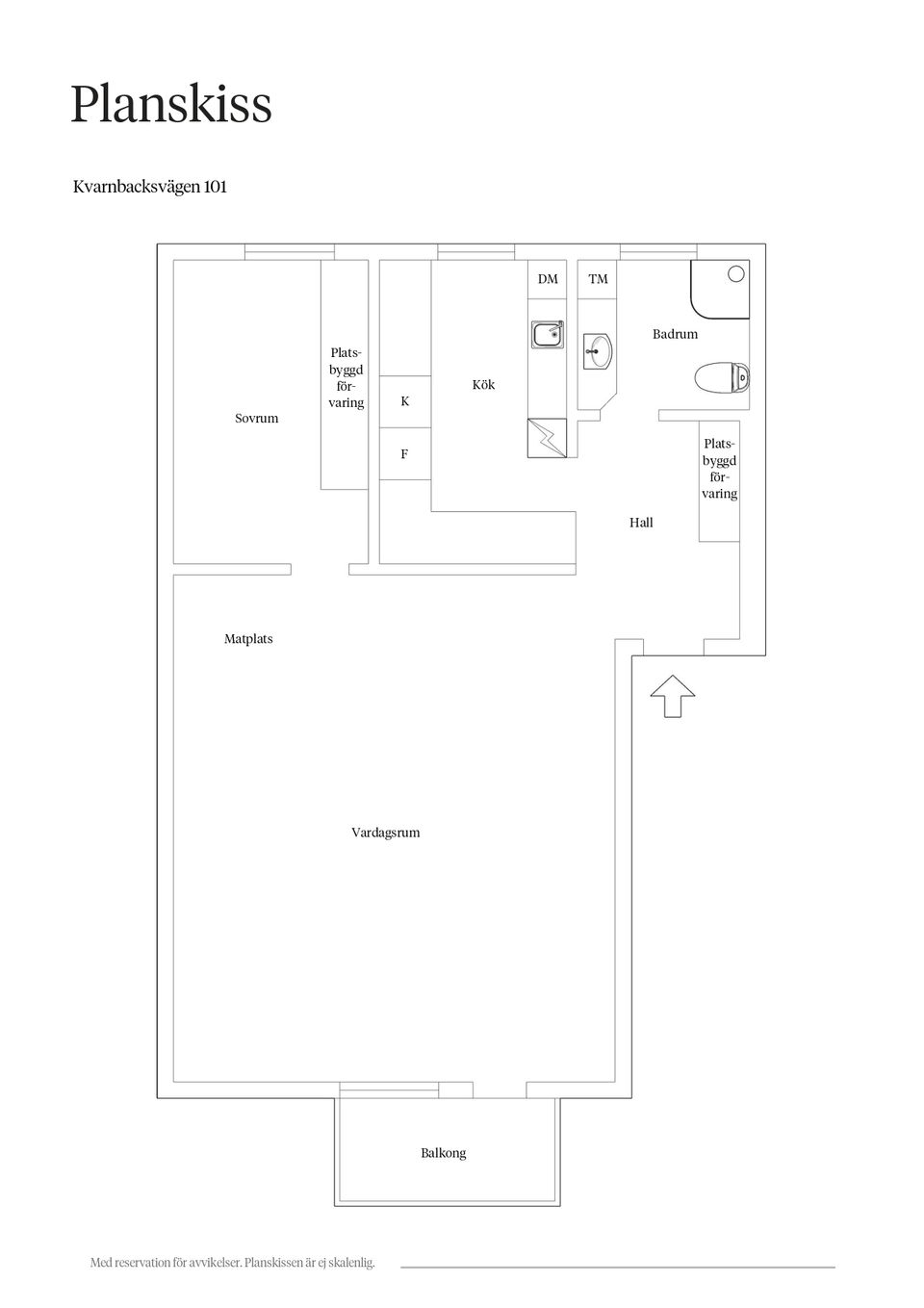 Bostadsrätt, Kvarnbacksvägen 101, Bromma - Riksby, Stockholm