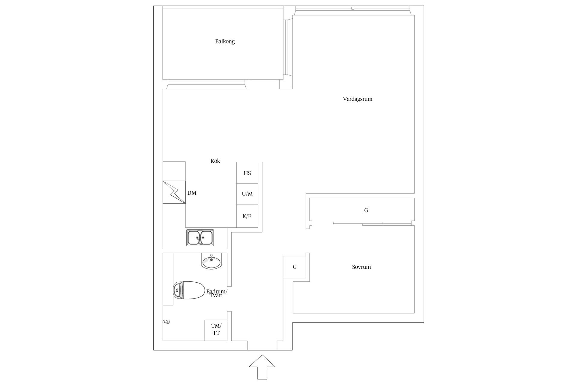 Bostadsrätt, Kranföraregatan 1, Norra Hamnen, Helsingborg