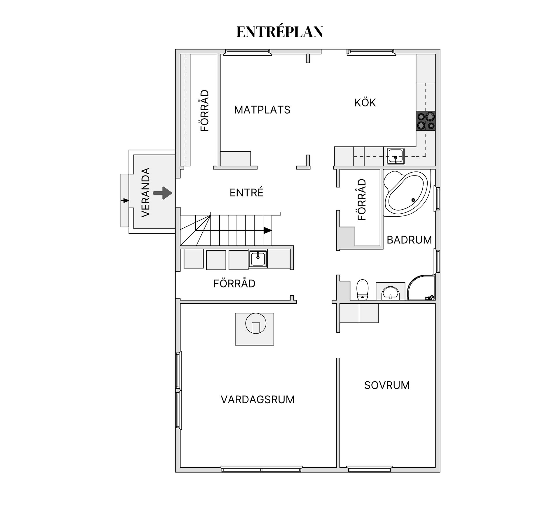 Villa, Daliagatan 6, Söråker, Timrå