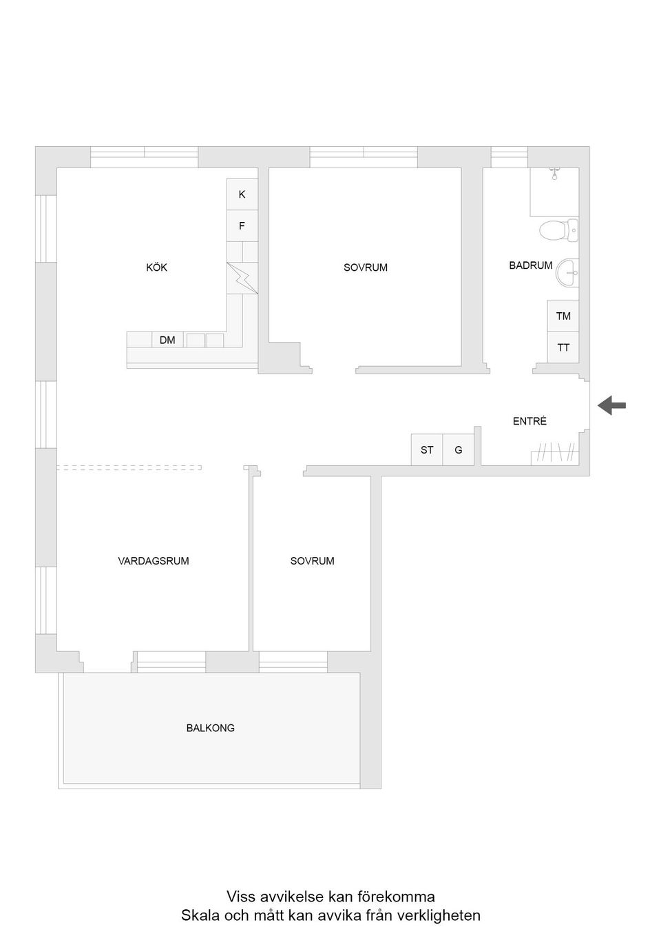 Bostadsrätt, Släggargatan 1K, Malmaberg, Västerås