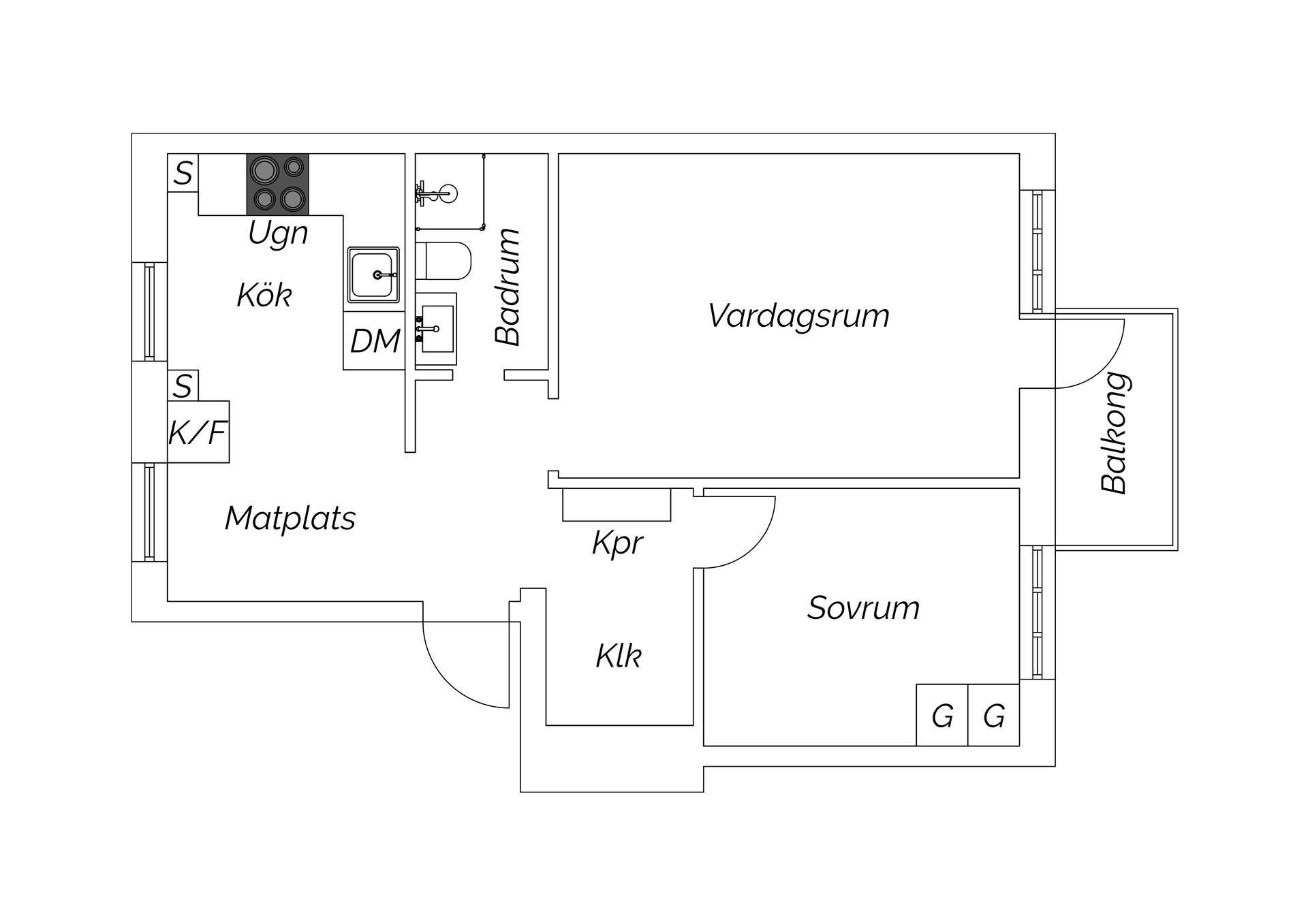 Bostadsrätt, Rådhusgatan 33C, Stenstaden, Sundsvall