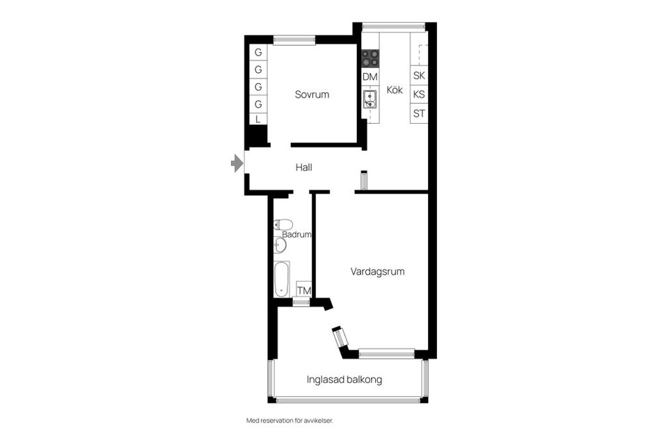 Bostadsrätt, Vikingavägen 41 A, Granlo, Sundsvall