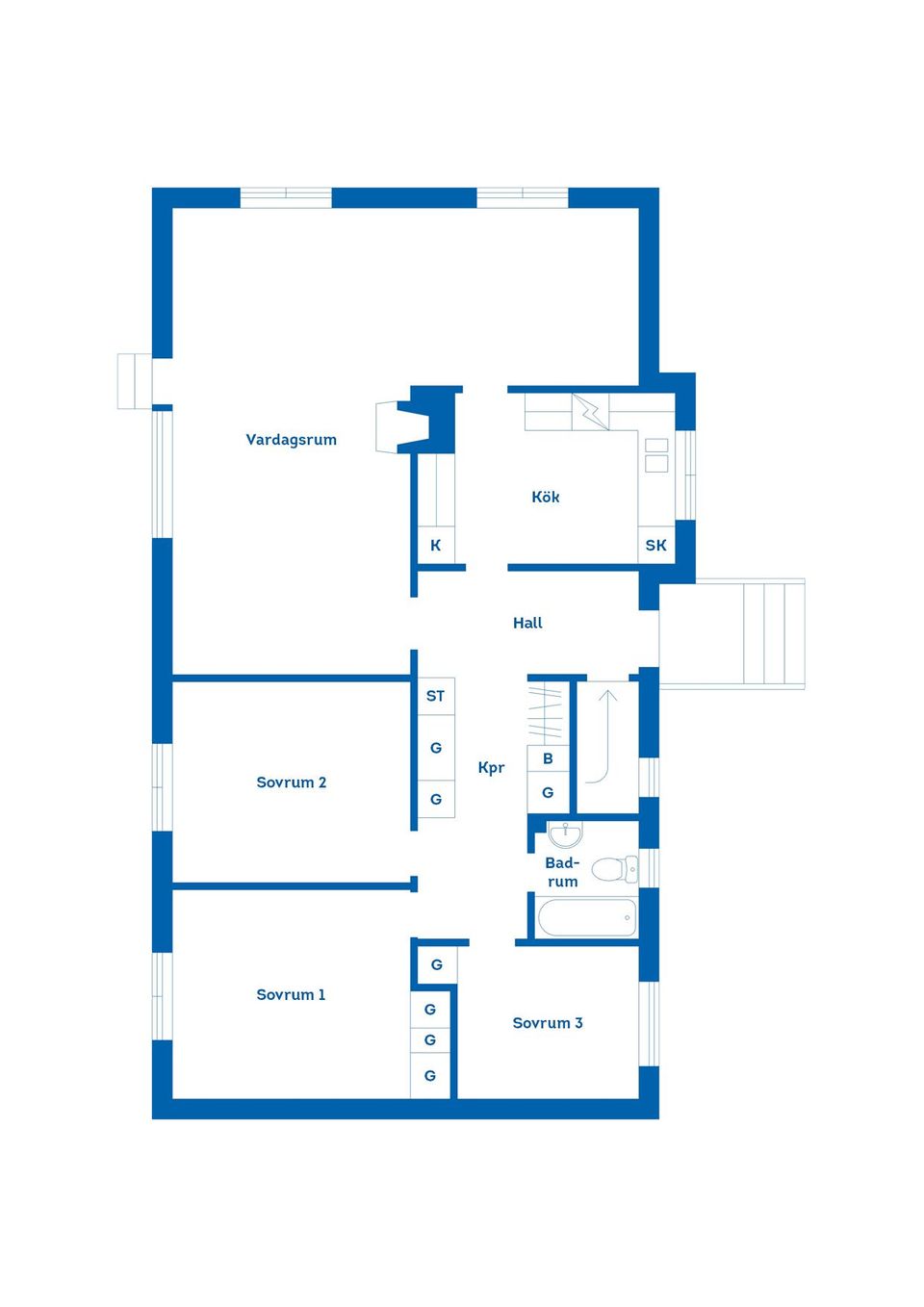 Villa, Svedjemarksgatan 28, Östervärn, Hässleholm