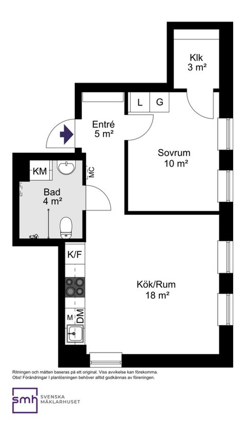 Bostadsrätt, Mariehällsvägen 30F, Bromma / Mariehäll, Stockholm