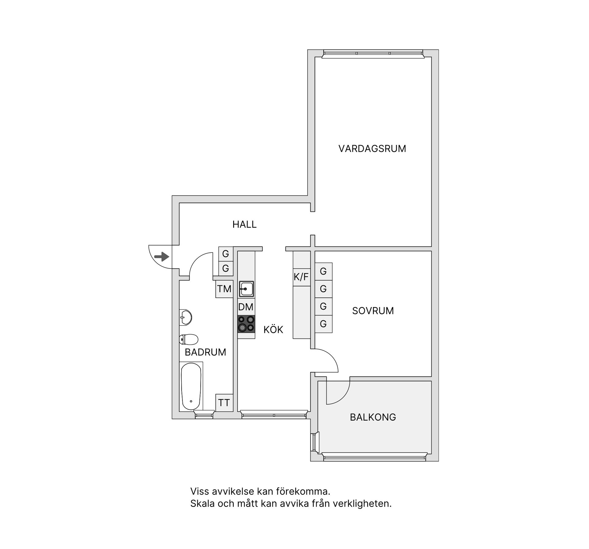 Bostadsrätt, Kadettgatan 34B, Västra Berga, Helsingborg
