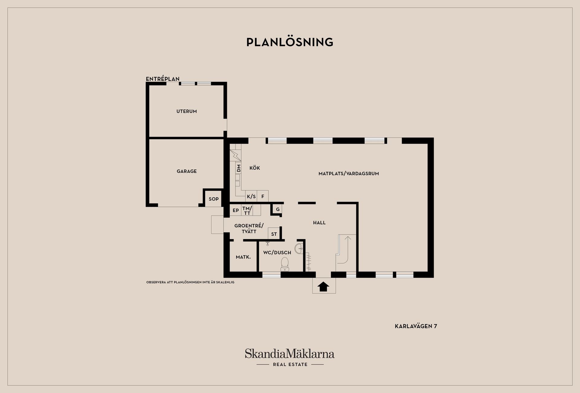 Villa, Karlavägen 7, Centralt, Eslöv