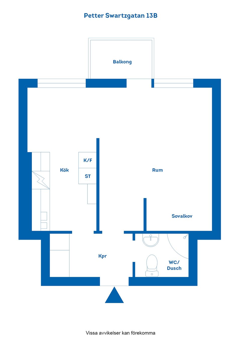 Bostadsrätt, Petter Swartzgatan 13B, Söder, Norrköping