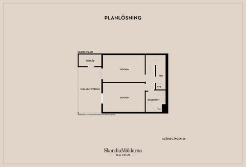 Radhus, Glädjegången 28, Trollbäcken, Tyresö