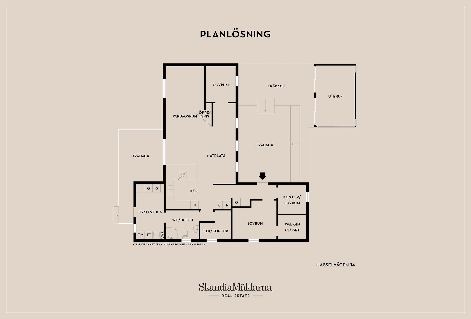 Villa, Hasselvägen 14, Enevången, Hörby