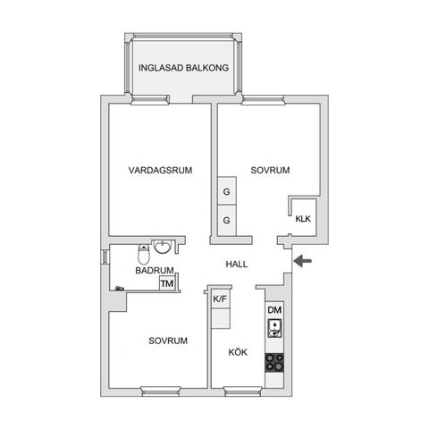 Bostadsrätt, Fjällgatan 2A, Byttorp, Borås