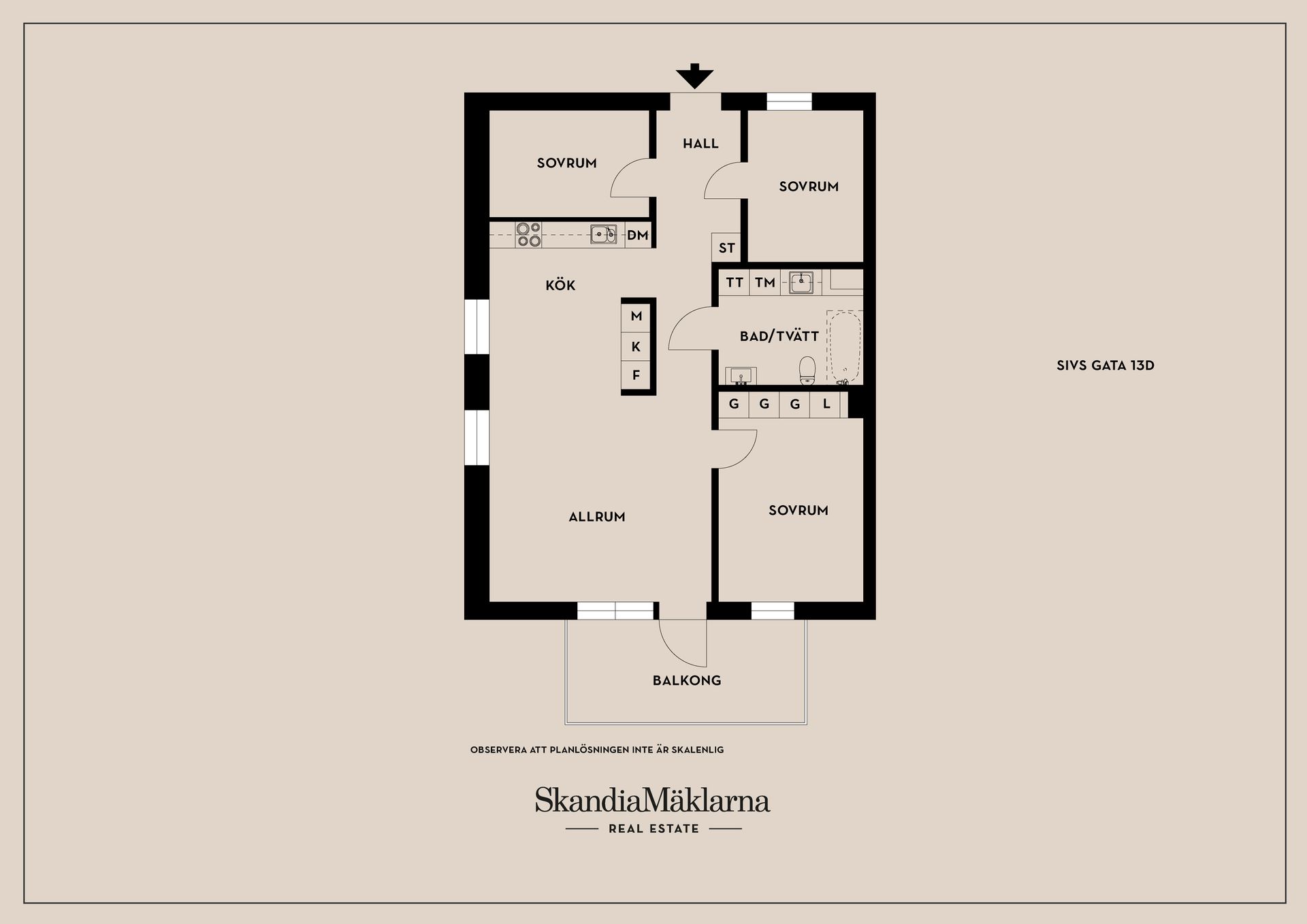 Bostadsrätt, Sivs gata 13D, Vikingstad, Linköping