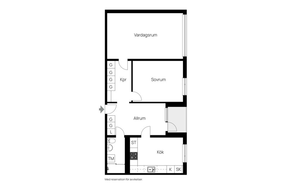 Bostadsrätt, Reenstiernagatan 36, Eneby, Norrköping
