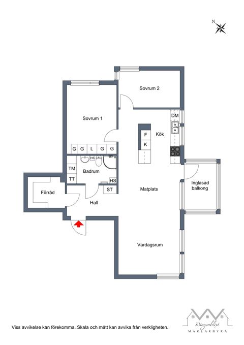 Bostadsrätt, Furuhällsvägen 4, 4 tr, Kungsängen centrum, Upplands-Bro