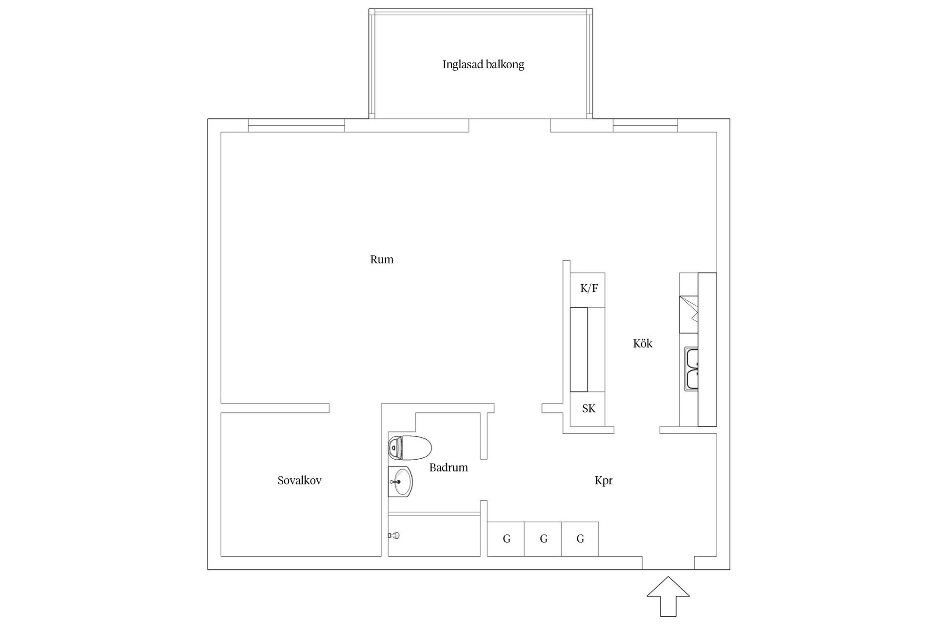 Bostadsrätt, Vildgåsvägen 3C, Klosters Fälad, Lund