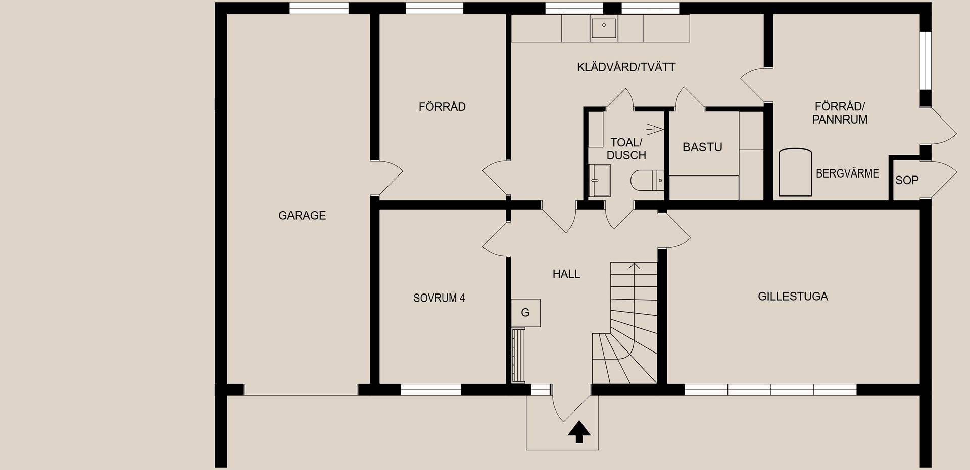 Villa, Dykaregatan 7, Lindö, Norrköping