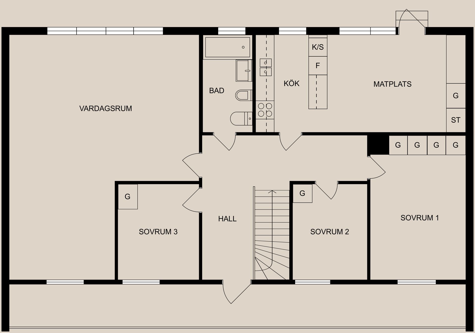 Villa, Dykaregatan 7, Lindö, Norrköping