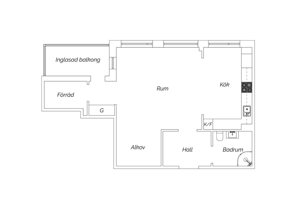 Bostadsrätt, Medborgargatan 71, Korsta, Sundsvall