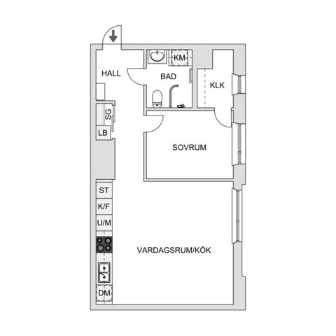 Bostadsrätt, Vendergatan 11, Centrum, Kungälv