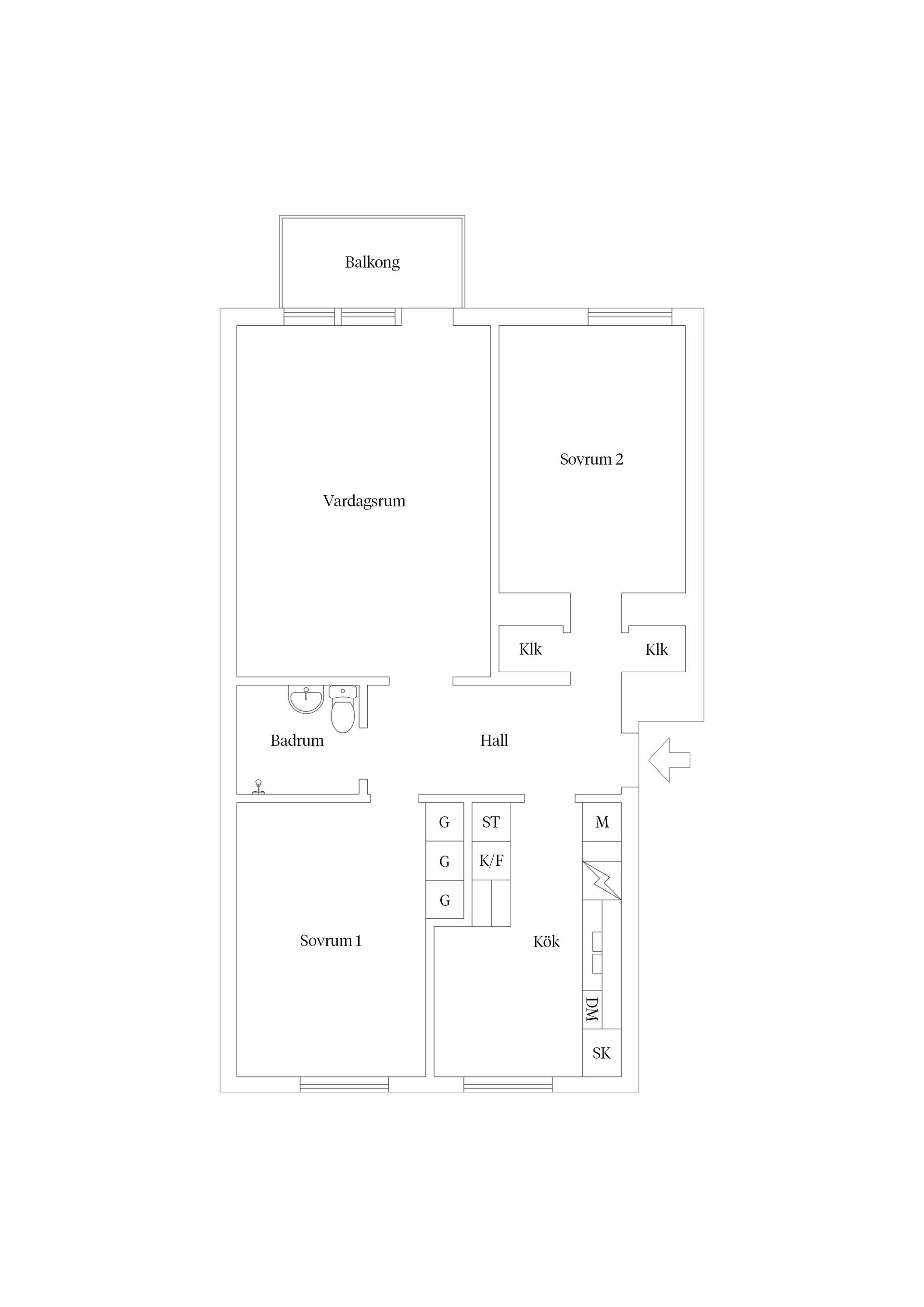 Bostadsrätt, Stigbergsvägen 8 A, Eriksberg, Uppsala