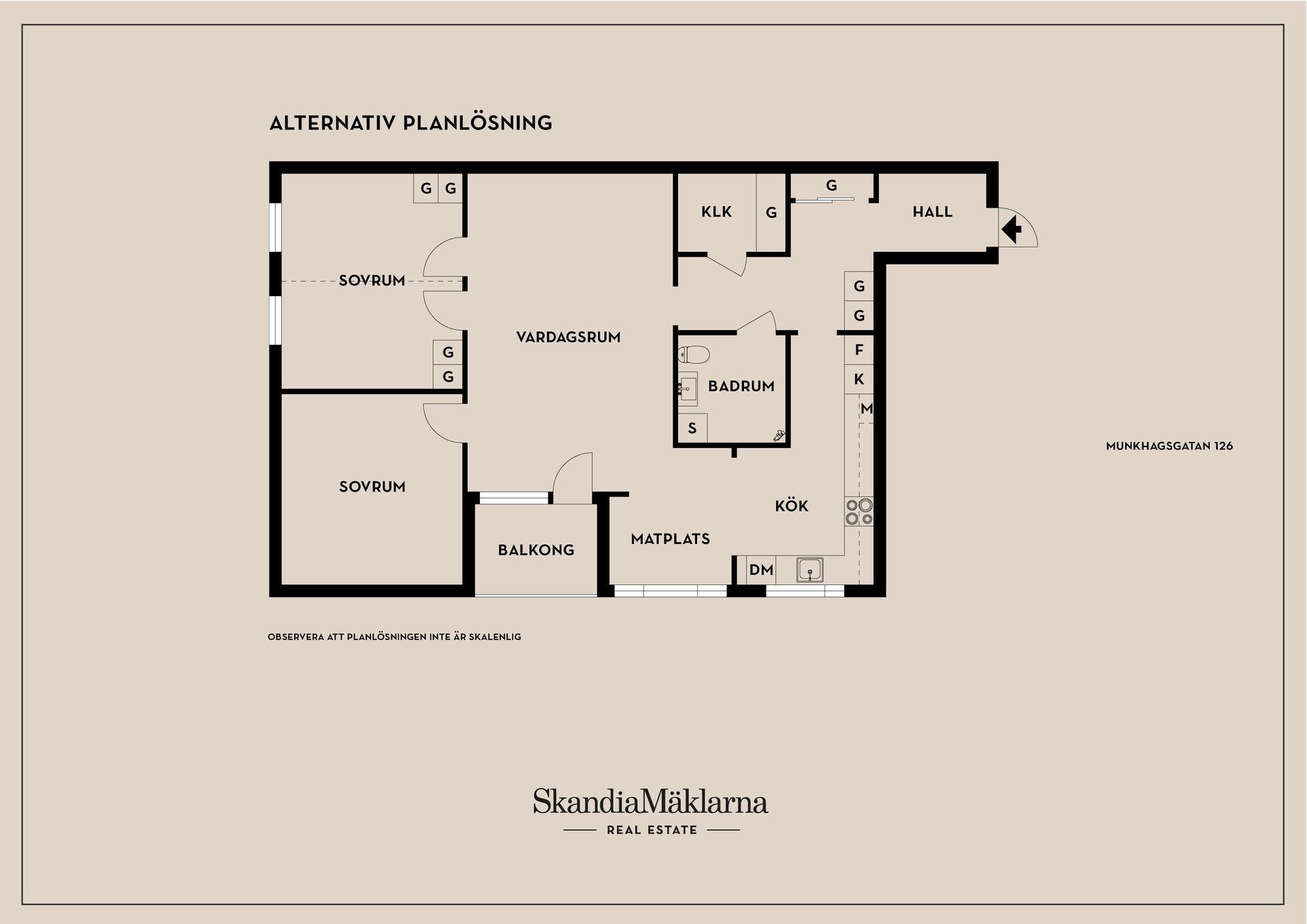 Bostadsrätt, Munkhagsgatan 126, Johannelund, Linköping