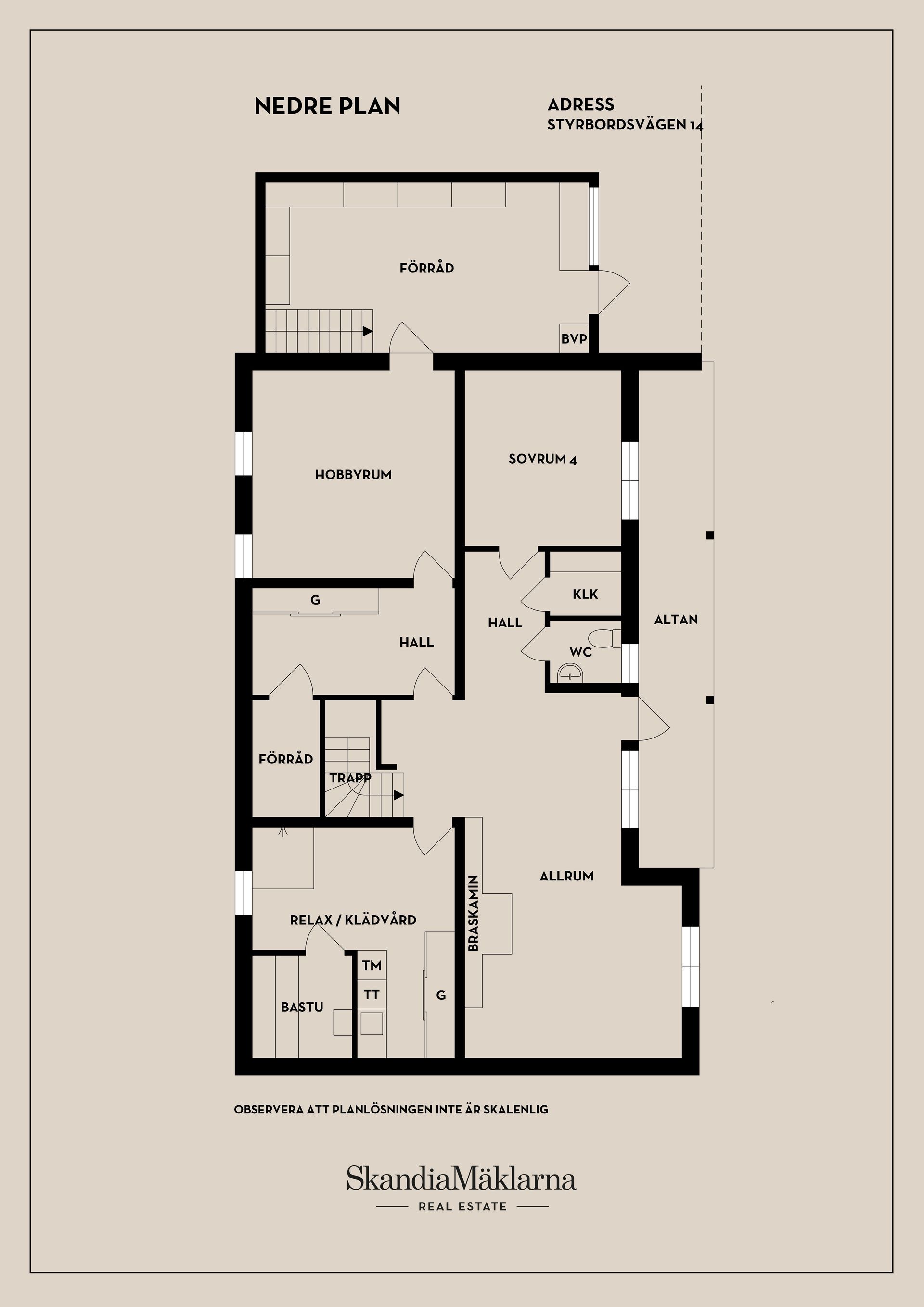 Villa, Styrbordsvägen 14, Centralt, Sundsvall