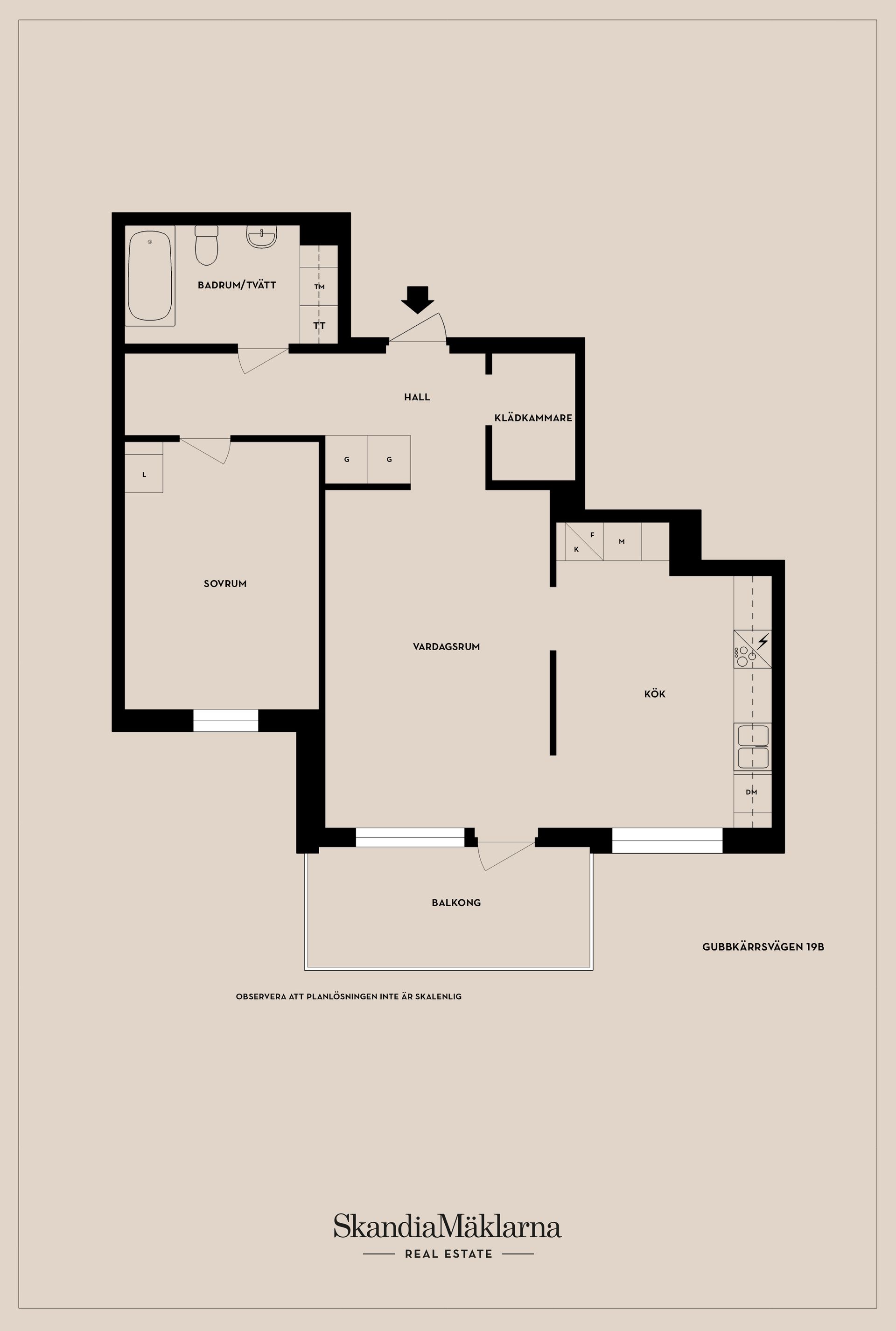 Bostadsrätt, Gubbkärrsvägen 19B, Nockebyhov, Stockholm