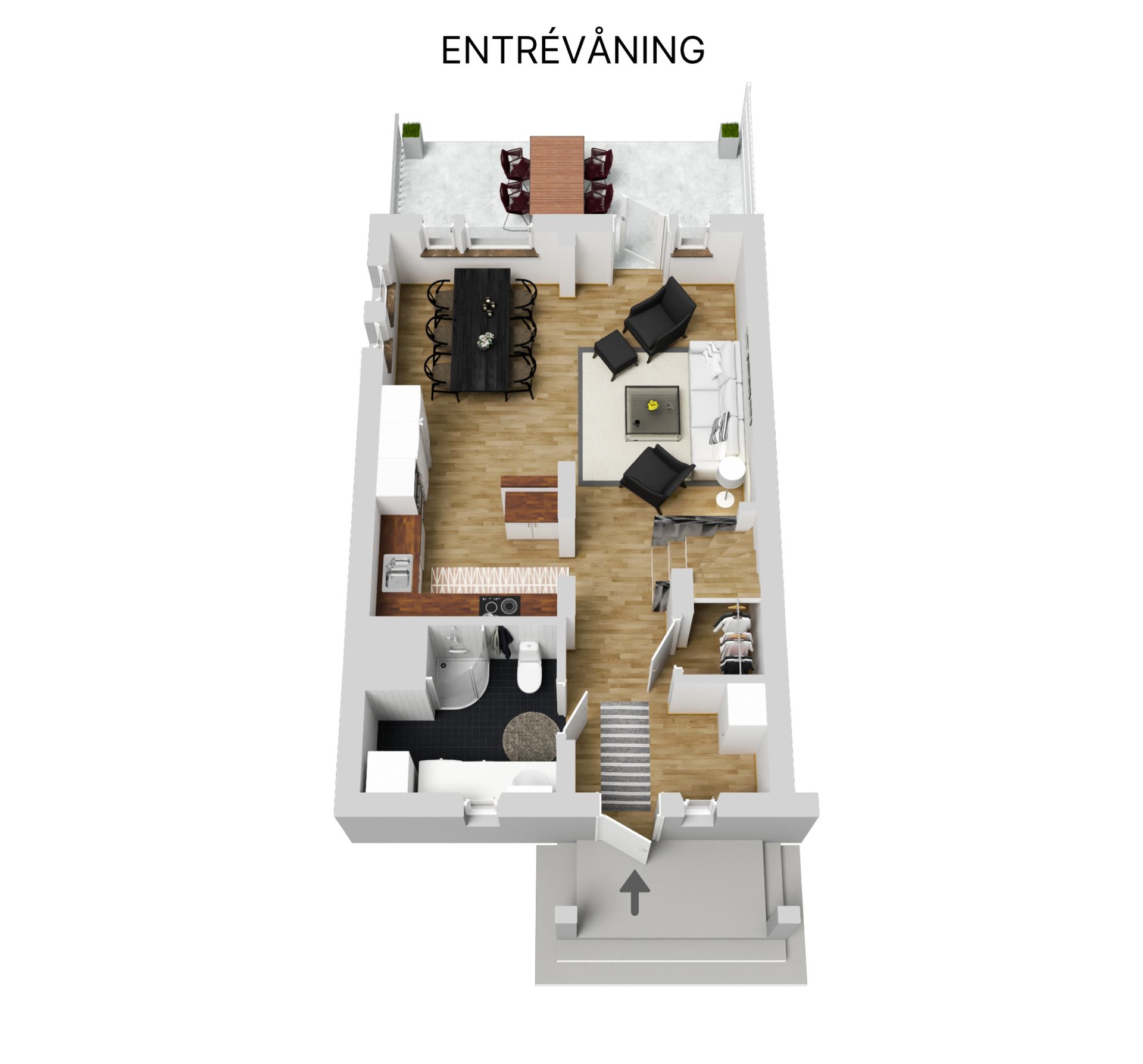Bostadsrätt, Pingstgatan 61, Morö Backe, Skellefteå