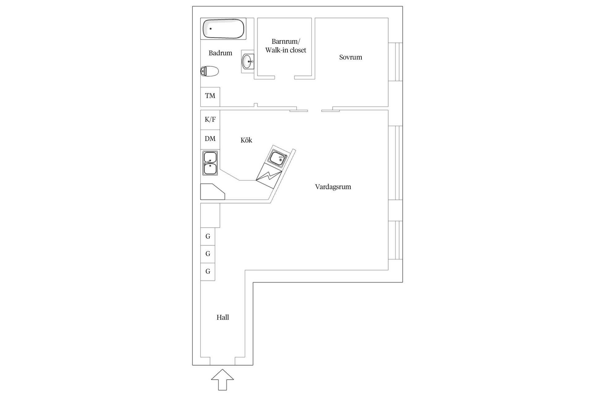 Bostadsrätt, Nytorgsgatan 15, Södermalm Katarina, Stockholm