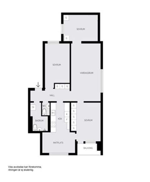 Bostadsrätt, Utgårdsvägen 22, Haninge