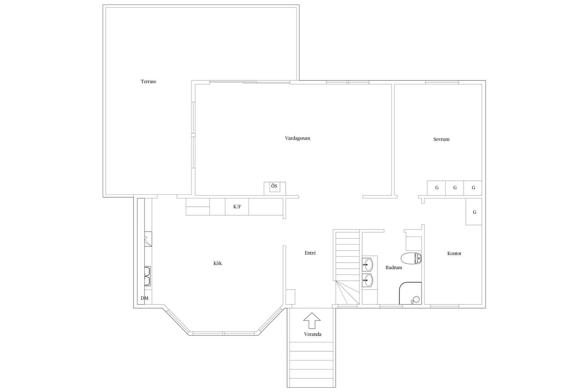 Villa, Högalidsvägen 15A, Gånghester, Borås