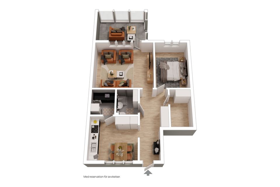 Bostadsrätt, Stämpelgatan 11D, Björkhaga, Örebro