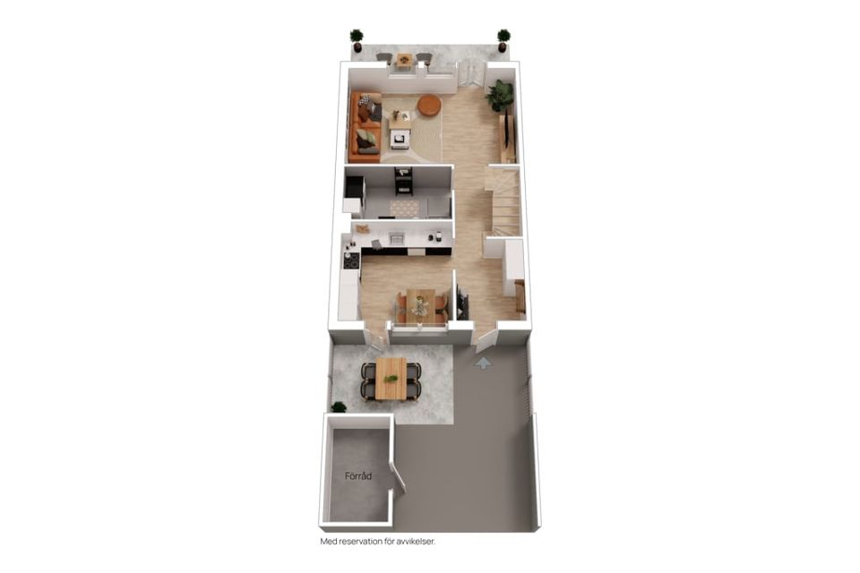 Radhus, Nästegårdsvägen 1 A, Lillån, Örebro