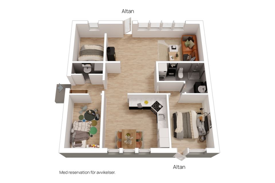 Radhus, Fasanvägen 43, Märsta - Ekilla, Sigtuna