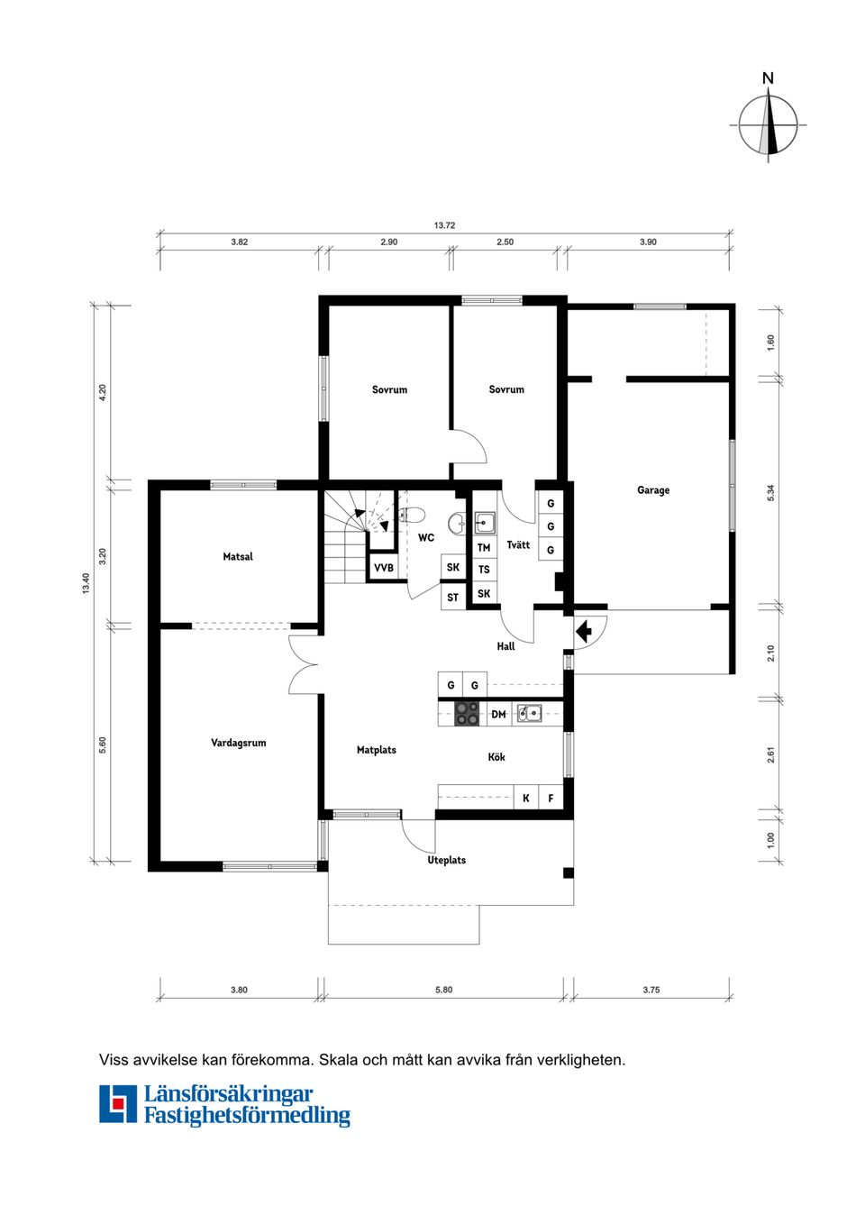 Villa, Radhus, Götagatan 13A, Stampen - Centralt, Alingsås
