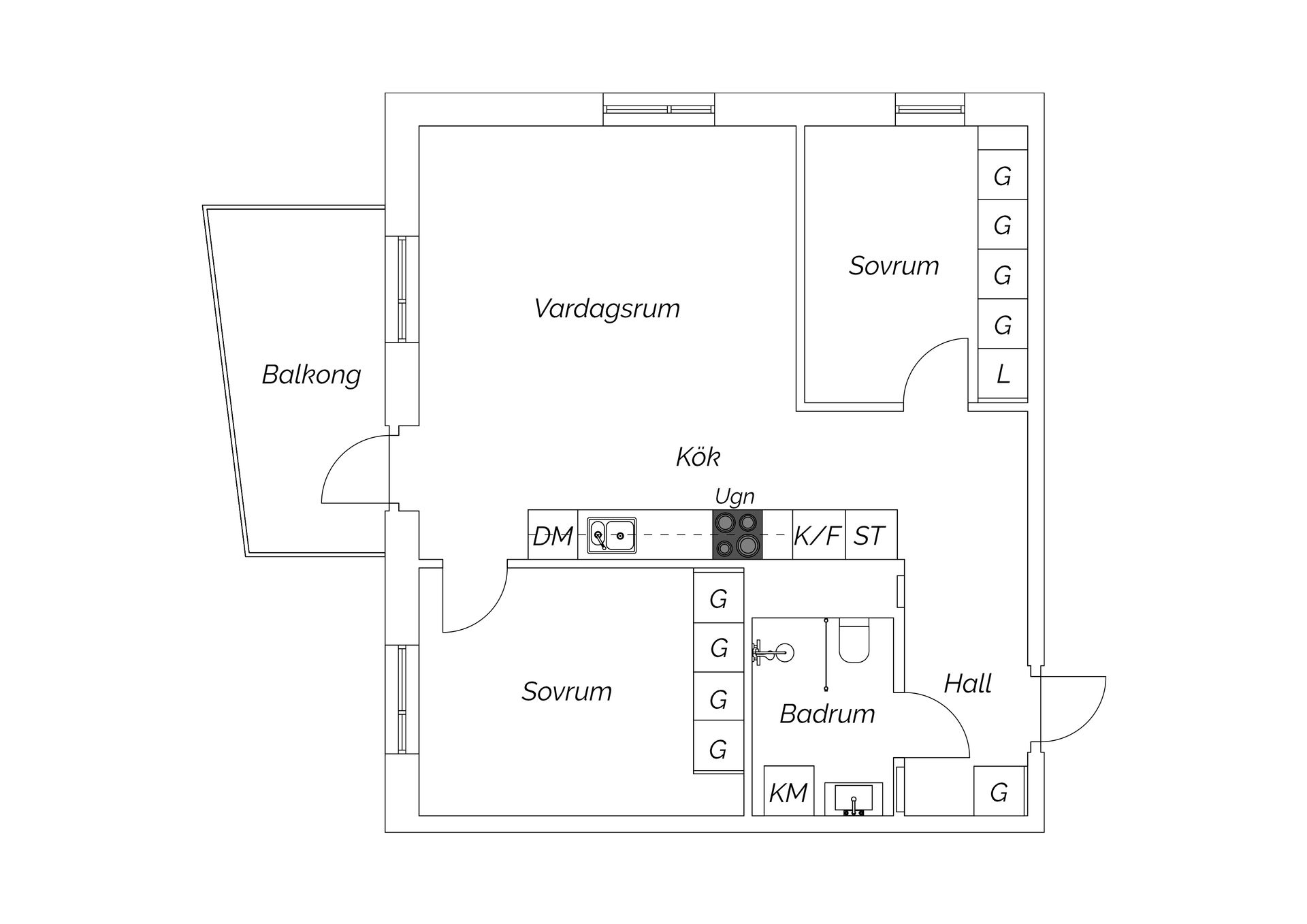 Bostadsrätt, Svängrumsgatan 65, Flatås, Göteborg