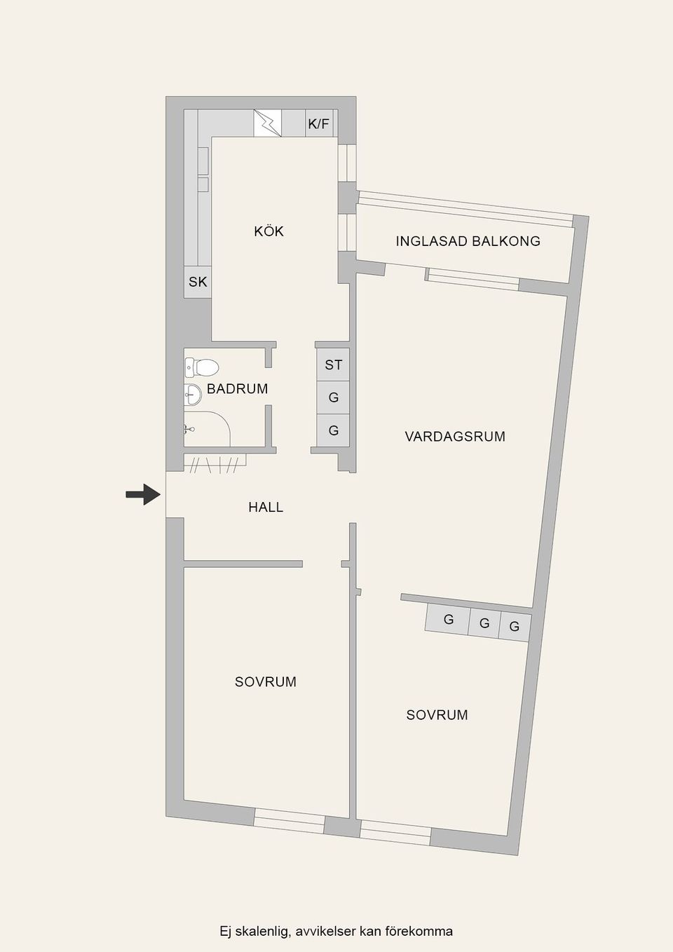 Bostadsrätt, Vaktbergsvägen 17A, Kullsta, Nynäshamn