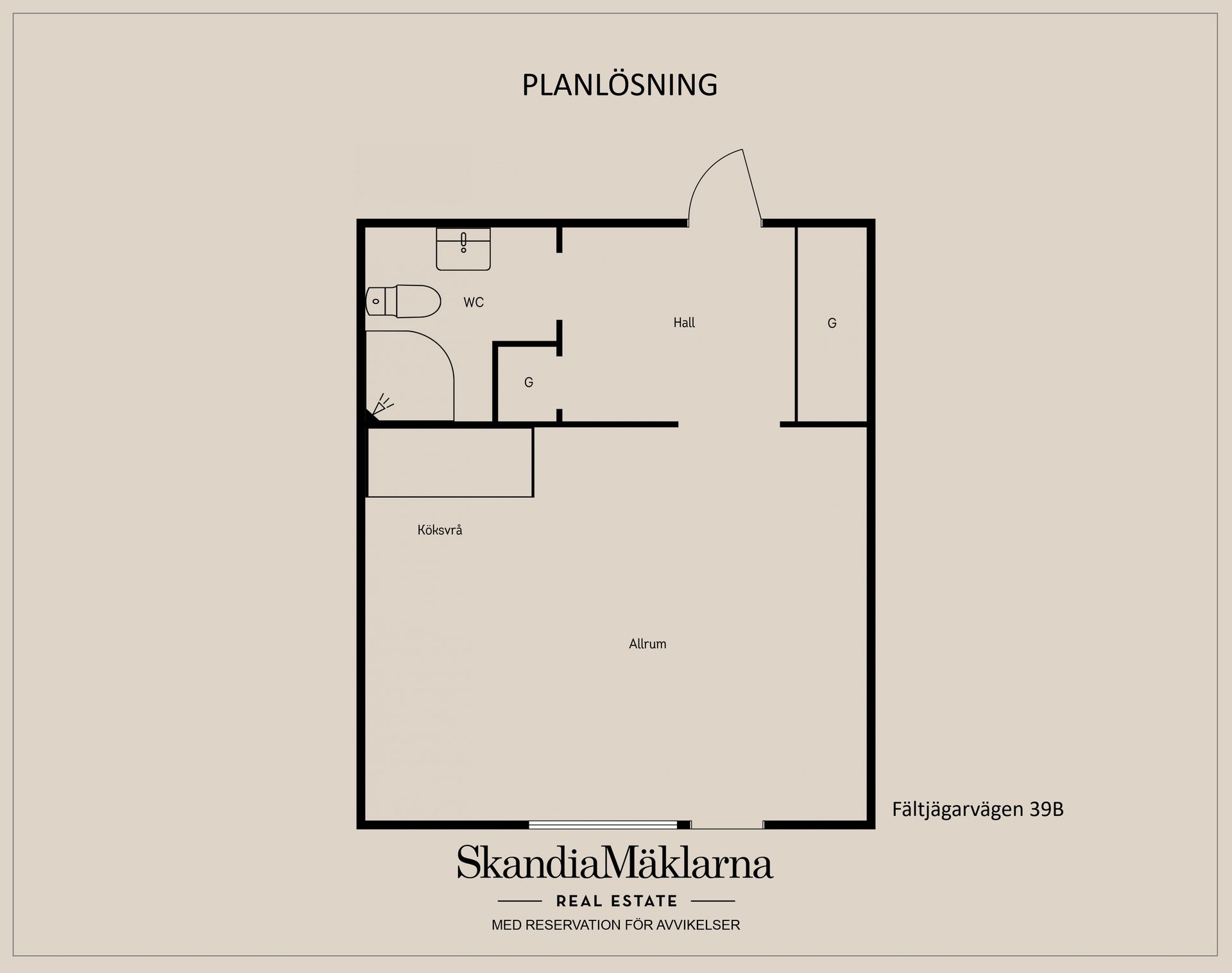 Bostadsrätt, Fältjägarvägen 39B, Prästbordet, Skellefteå