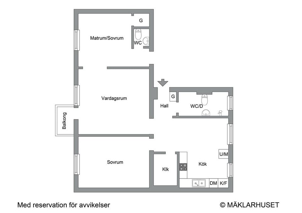 Bostadsrätt, Galonvägen 8, Riksby, Stockholm