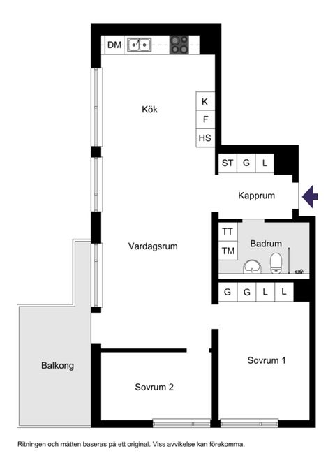 Bostadsrätt, Gamla Tyresövägen 351D, Enskededalen, Stockholm
