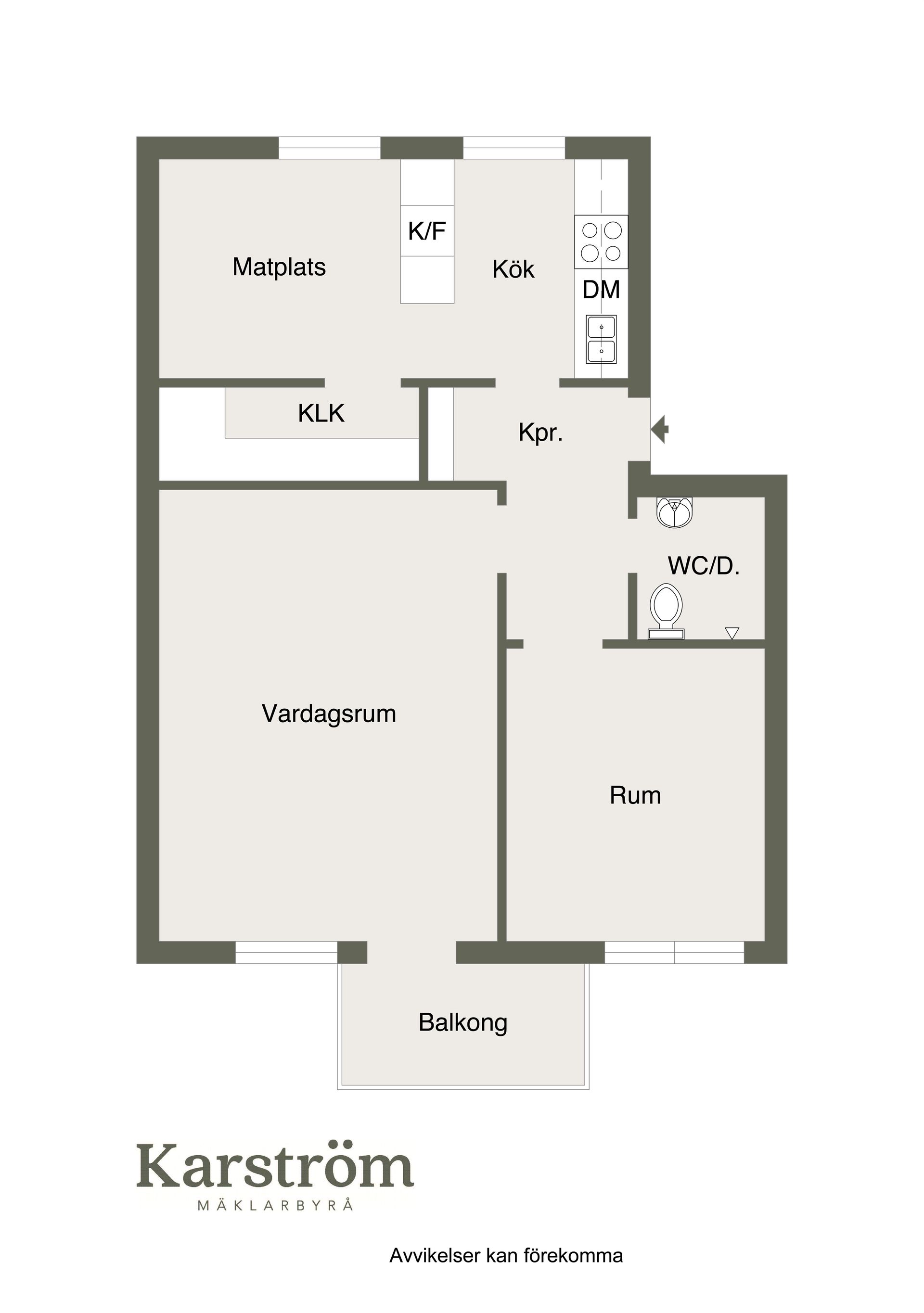 Bostadsrätt, Grönborgsgatan 8A, Centrum, Sundsvall