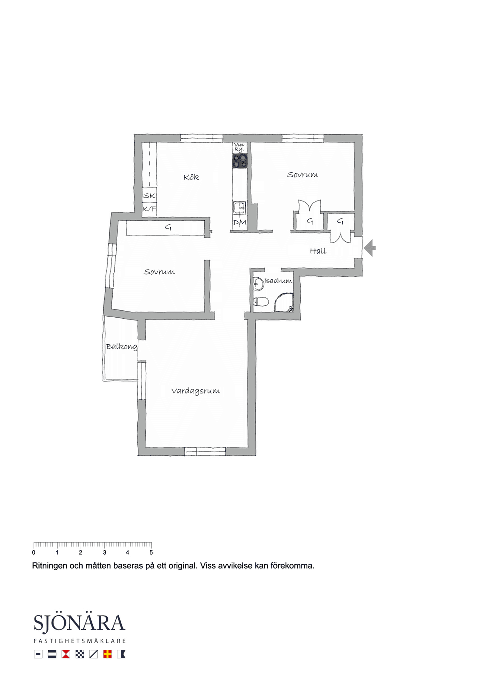 Bostadsrätt, Soldatgatan 29B, Centrala Vaxholm, Vaxholm