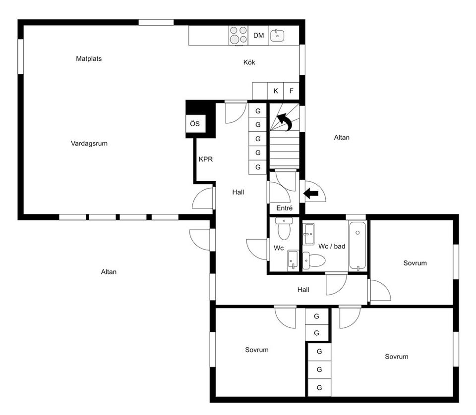 Villa, Dagsvärmargatan 9, Södra Skiljebo, Västerås