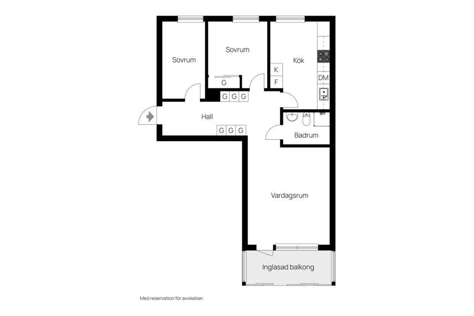 Bostadsrätt, Furuvägen 12F, Åsa, Oskarshamn