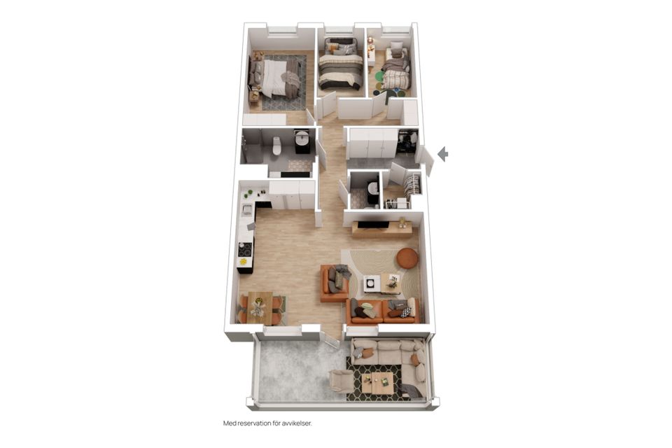 Bostadsrätt, Backadalsstigen 2b, Bergsäter, Borås
