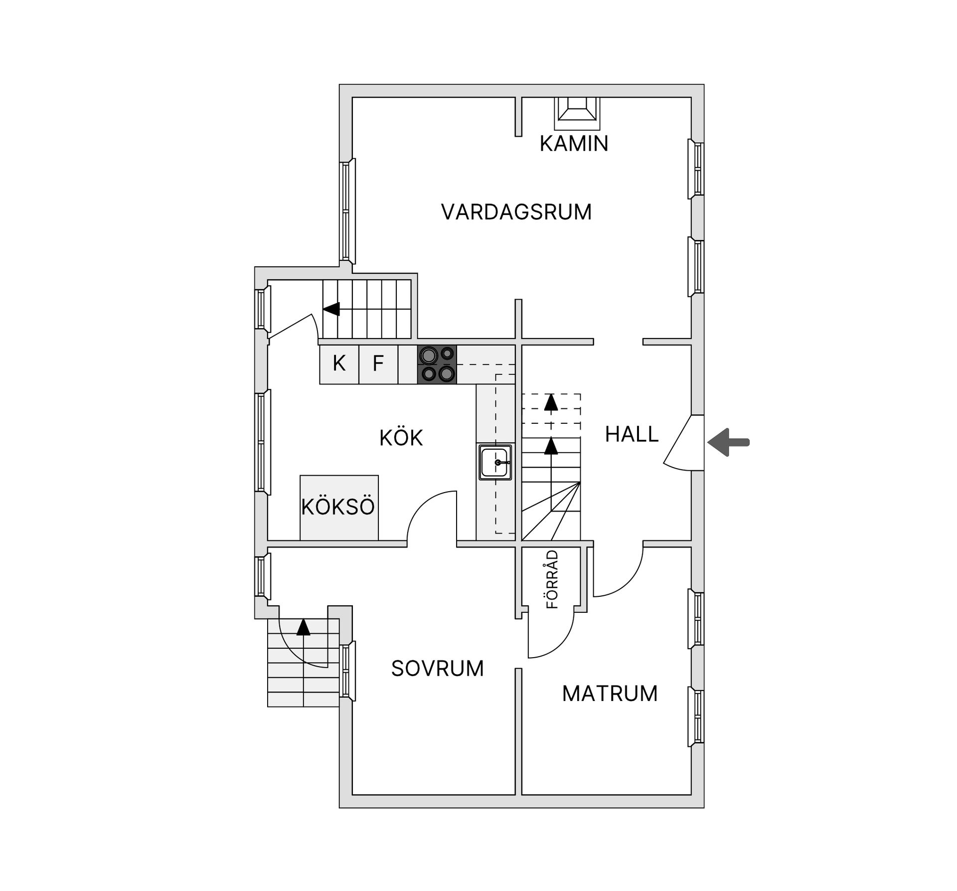 Villa, Ellavägen 16, Sösdala, Hässleholm