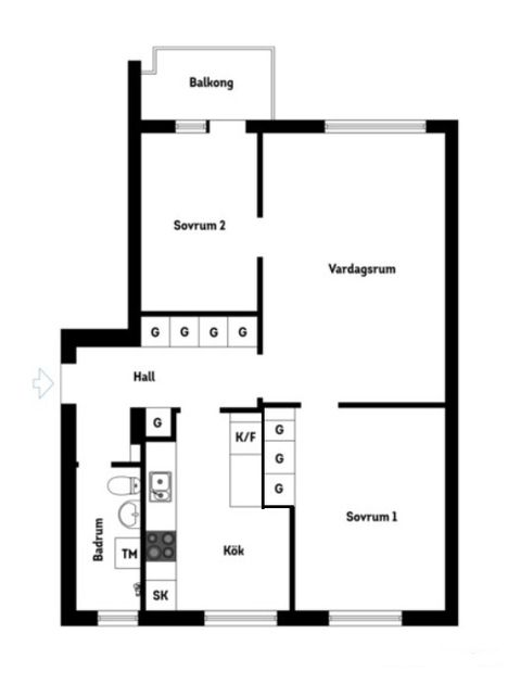 Bostadsrätt, Doktor Widerströms Gata 12, Fruängen, Stockholm