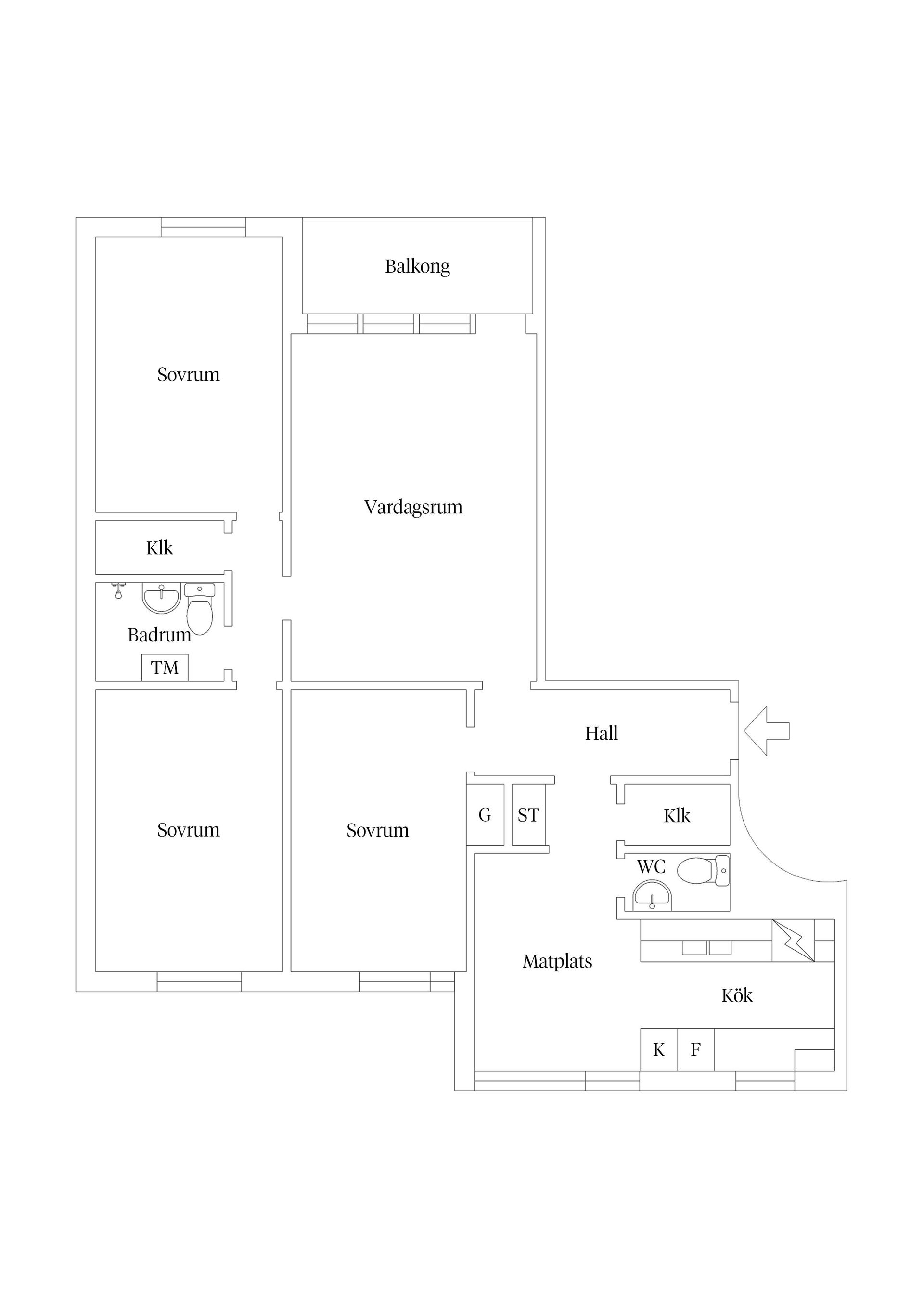 Bostadsrätt, Minervavägen 5C, Häggvik, Sollentuna