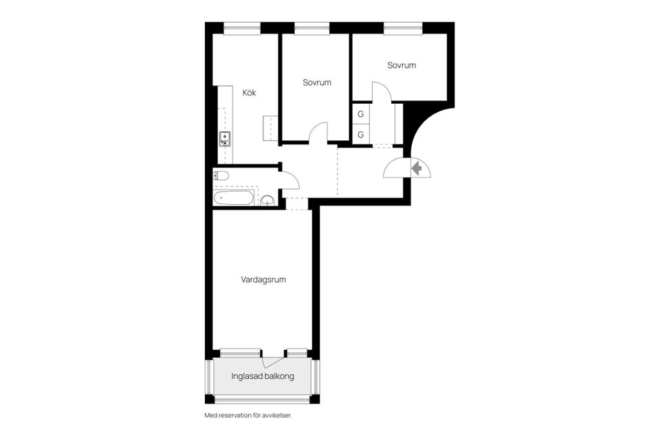 Bostadsrätt, Tjädervägen 17, Korsta, Sundsvall